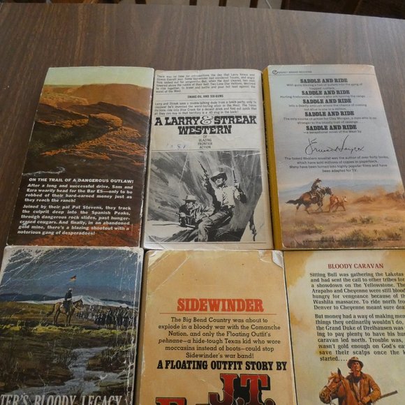 Lot of 10 Vintage 60s 70s Western Paperbacks~ Luke Short and More - Picture 7 of 10